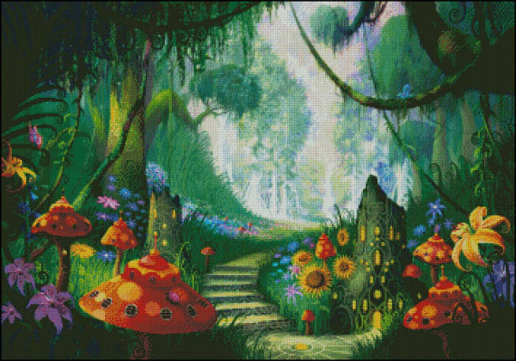 10 Beautiful Landscape Cross Stitch Patterns - Cross Stitch Landscape Patterns Free