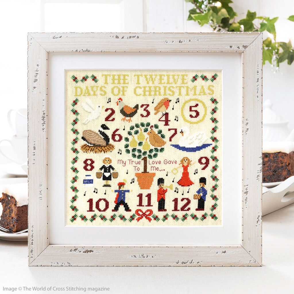 12 Days Of Christmas Cross Stitch Pattern Christmas Cross Stitch  - 12 Days Of Christmas Cross Stitch Pattern