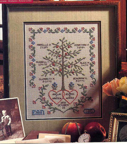 20 Family Tree Cross Stitch Patterns Crafting News - Cross Stitch Family Tree Pattern Free