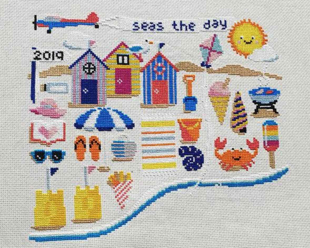 9 Summer Cross Stitch Patterns - Free Beach Cross Stitch Patterns