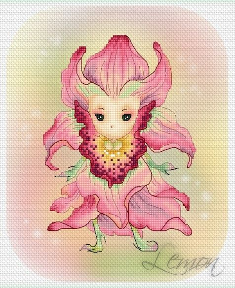  97 Lena Lawson Needlearts Lemon84 Cross Stitch Fairy Cross  - Lena Lawson Cross Stitch Patterns