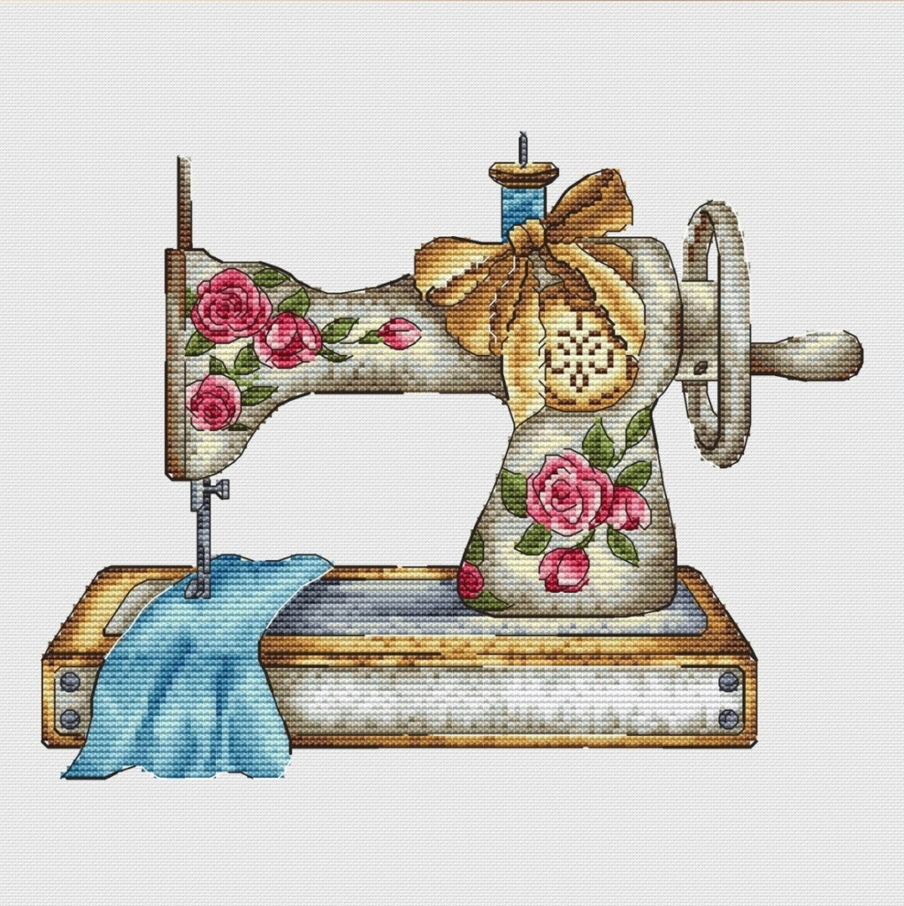 A Sewing Machine Cross Stitch Pattern Code FS 315 Fun Sheep Buy  - Singer Sewing Machine Cross Stitch Pattern