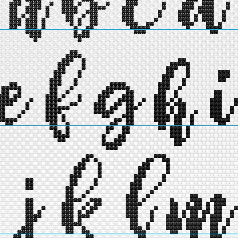 Adulting 101 Alphabet 1 Cross Stitch Pattern Peacock Fig - Letter A Cross Stitch Pattern
