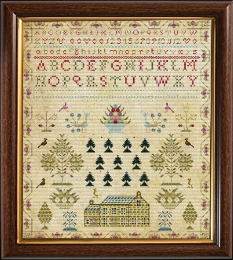 Antique Sampler Cross Stitch Patterns - Antique Cross Stitch Sampler Patterns