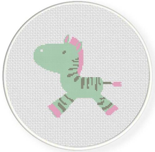 Baby Zebra Cross Stitch Pattern Daily Cross Stitch - Zebra Cross Stitch Pattern Free