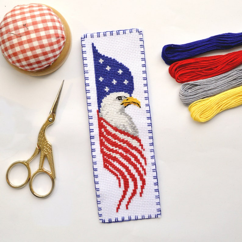 Bald Eagle Cross Stitch Pattern US National Emblem Etsy - Bald Eagle Cross Stitch Pattern