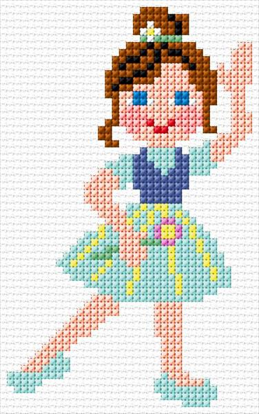 Ballerina Cross Stitch Designs - Ballerina Cross Stitch Pattern Free