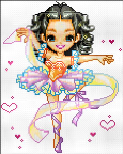 Ballerina Cross Stitch Designs - Ballerina Cross Stitch Pattern Free