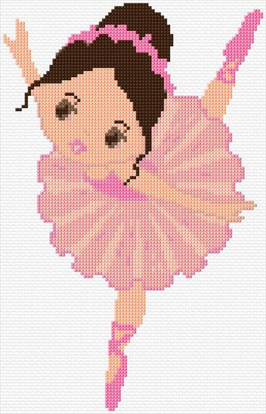 Ballerina Cross Stitch Designs - Ballerina Cross Stitch Pattern Free