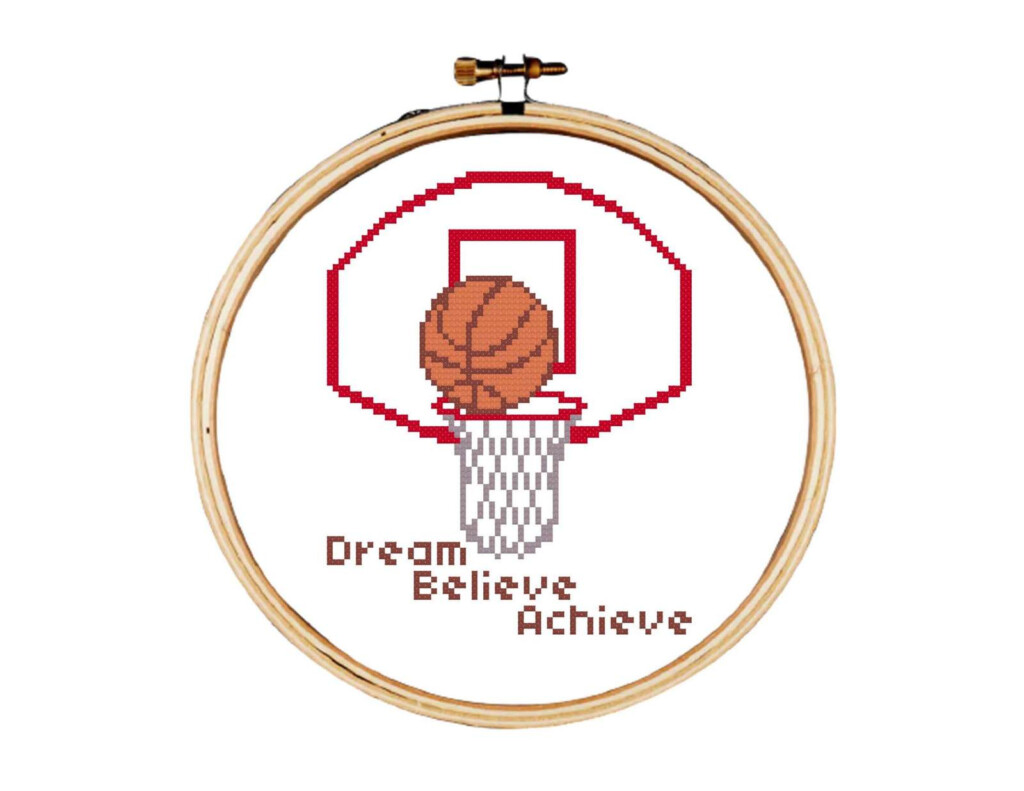 Basketball Cross Stitch Pattern Basketball And 10 Similar Items - Free Basketball Cross Stitch Patterns