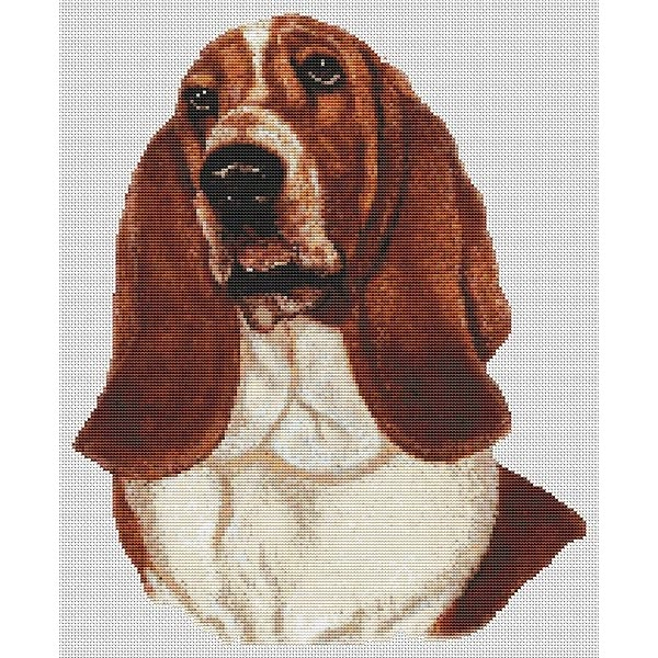 Basset Hound Cross Stitch Pattern II DogShoppe - Basset Hound Cross Stitch Patterns