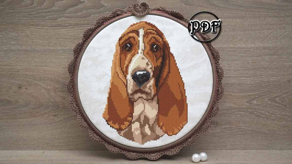 Basset Hound Cross Stitch Patterns Cross Stitch Patterns - Basset Hound Cross Stitch Patterns