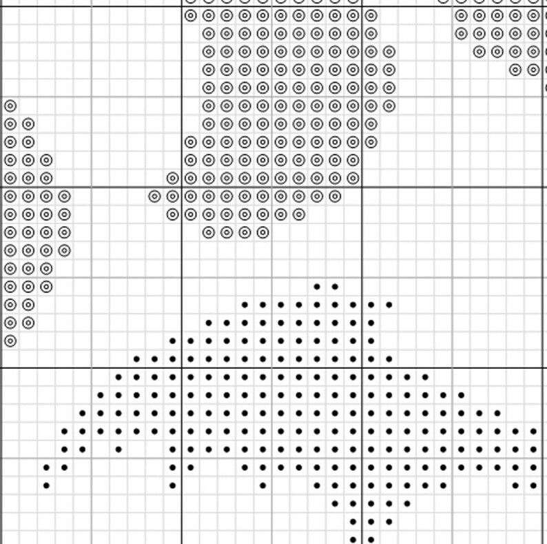 Bat Stitch Crazy Cross Stitch Pattern PDF Bat Cross Stitch Pattern Moon  - Small Bat Cross Stitch Pattern