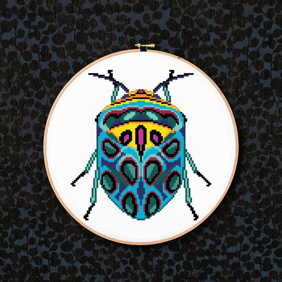Beetle PDF Cross Stitch Pattern Etsy - Vw Beetle Cross Stitch Pattern