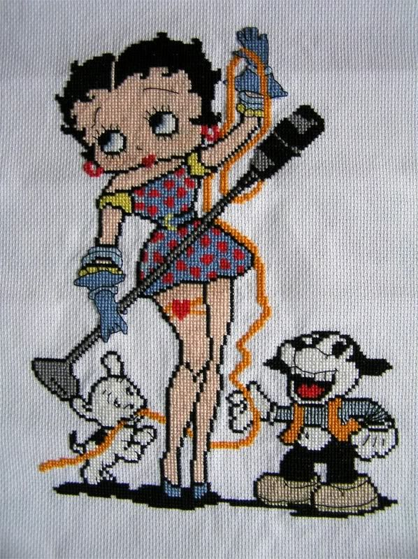 Betty Boop Cross stitch NEEDLEWORK Disney Cross Stitch Patterns  - Betty Boop Cross Stitch Patterns