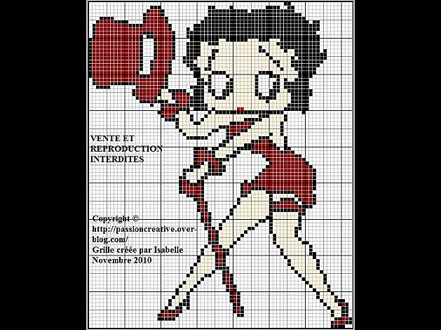 Betty Boop Cross Stitch Patterns Free Cross Stitch Patterns - Betty Boop Cross Stitch Patterns