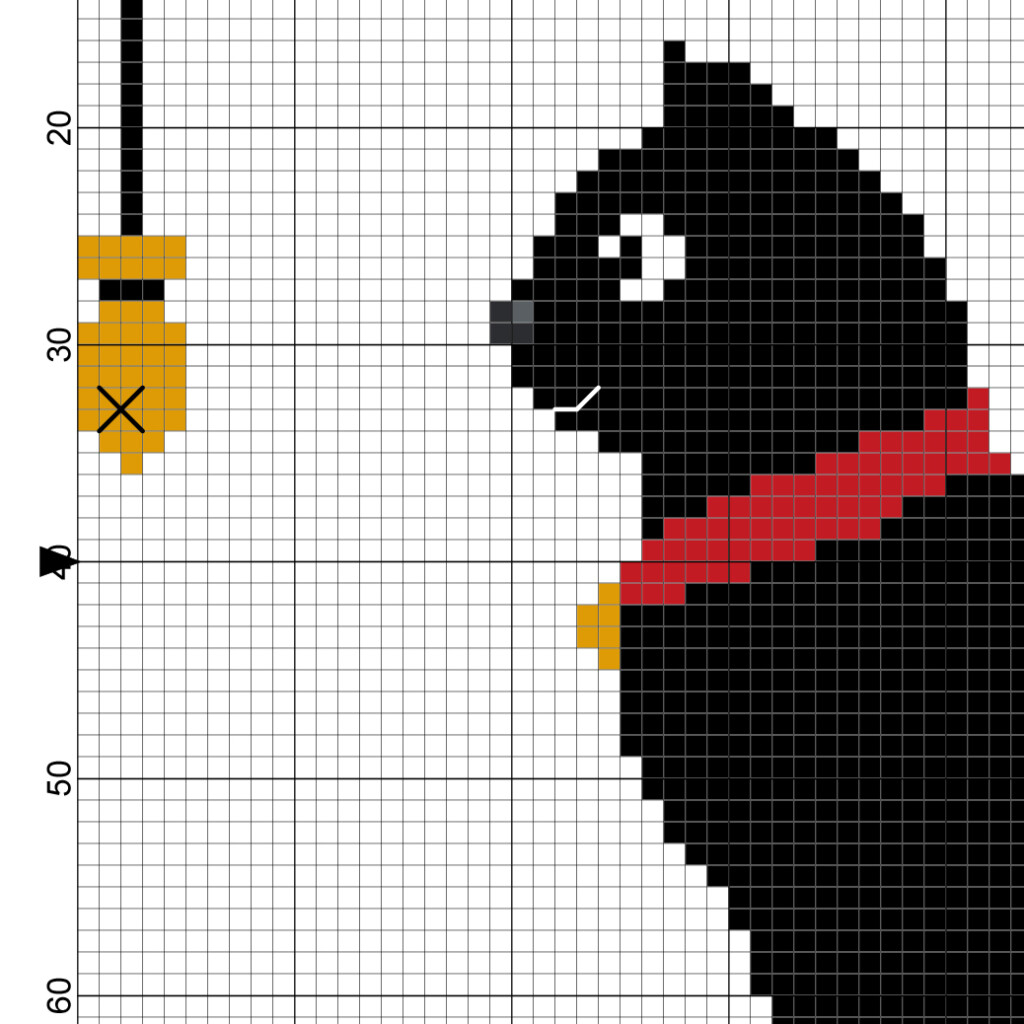 Black Cat Cross Stitch Pattern Daily Cross Stitch - Orange Cat Cross Stitch Pattern