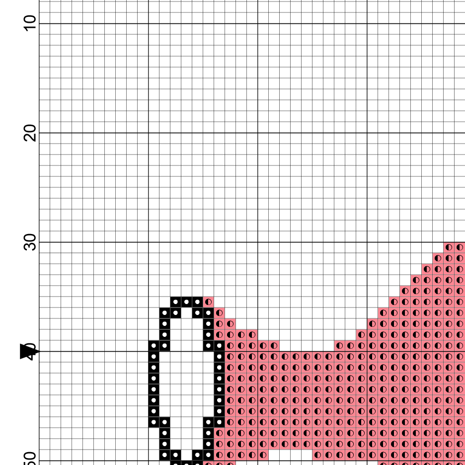 Blowing Bubble Hearts Cross Stitch Pattern Daily Cross Stitch - Queen Of Hearts Cross Stitch Pattern