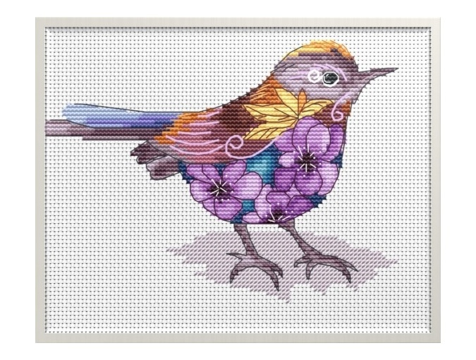 Blue Bird Cross Stitch Pattern Code IP 008 Inna Peshkova Buy Online  - Blue Bird Cross Stitch Pattern