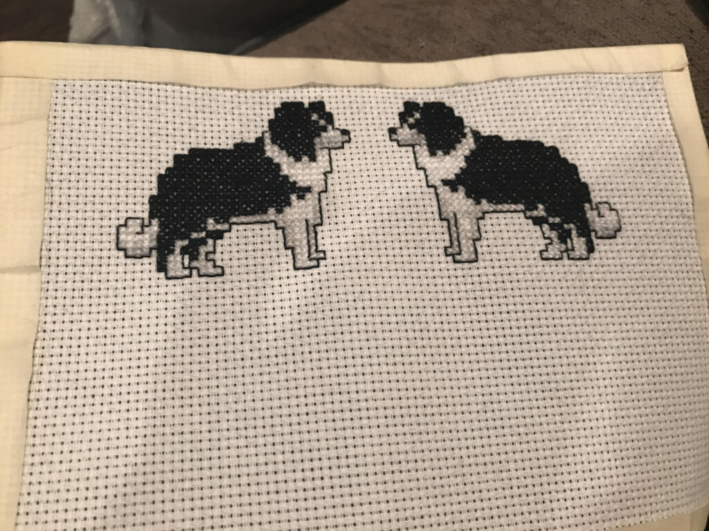 Border Collie Cross Stitch Pattern Cross Stitch Patterns - Border Collie Cross Stitch Pattern