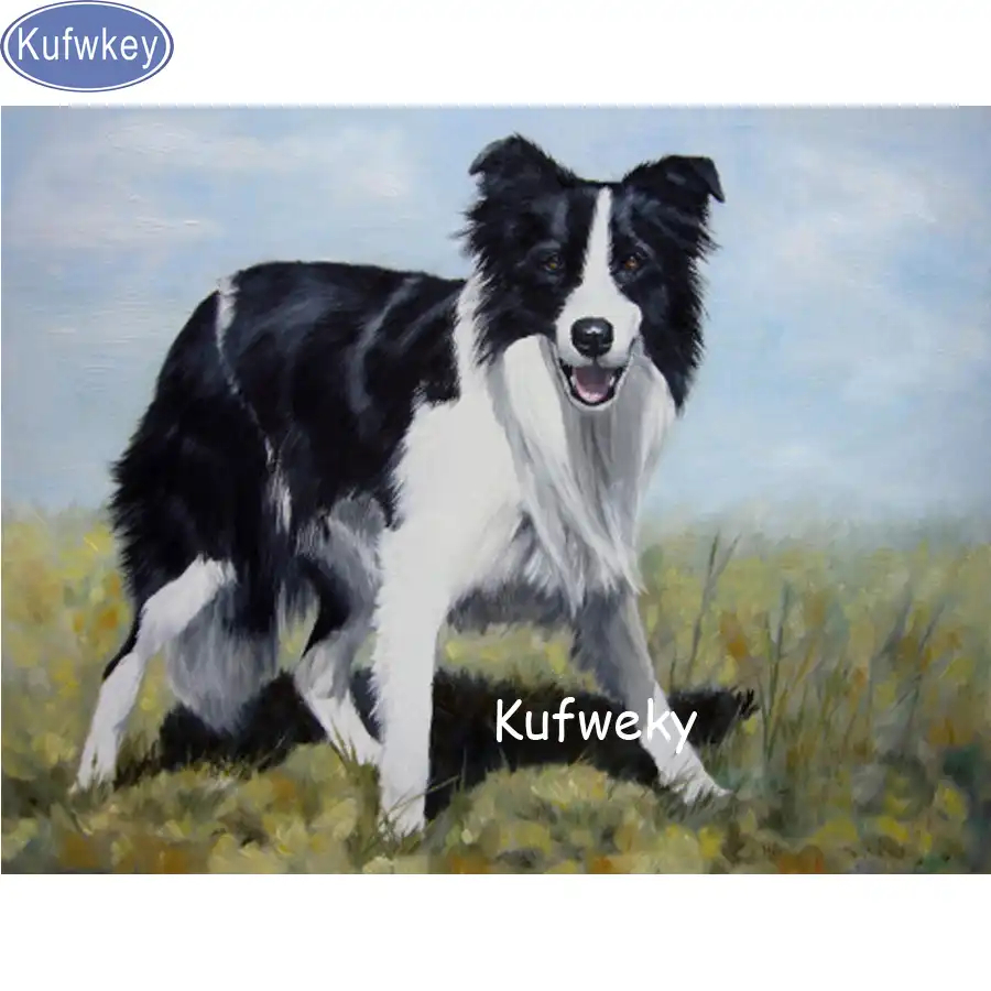 Border Collie Cross Stitch Pattern Cross Stitch Patterns - Border Collie Cross Stitch Pattern