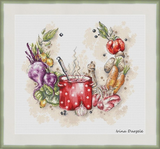 Borsch Cross Stitch Pattern Code MCS 161 MiliCrossStitch Buy Online  - Cross Stitch Patterns Online Shopping