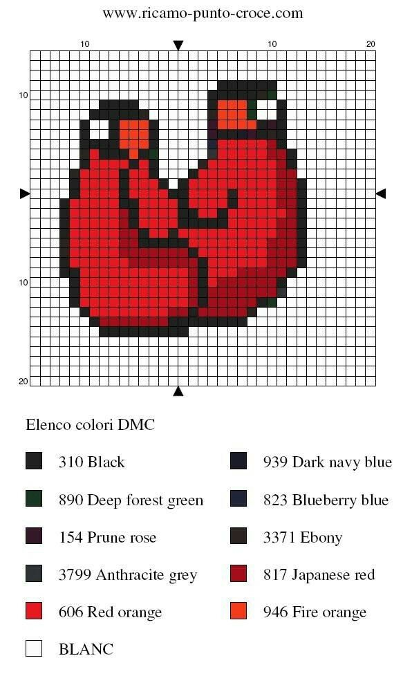 Boxing Gloves Cross Stitch Pattern - Boxing Gloves Cross Stitch Pattern