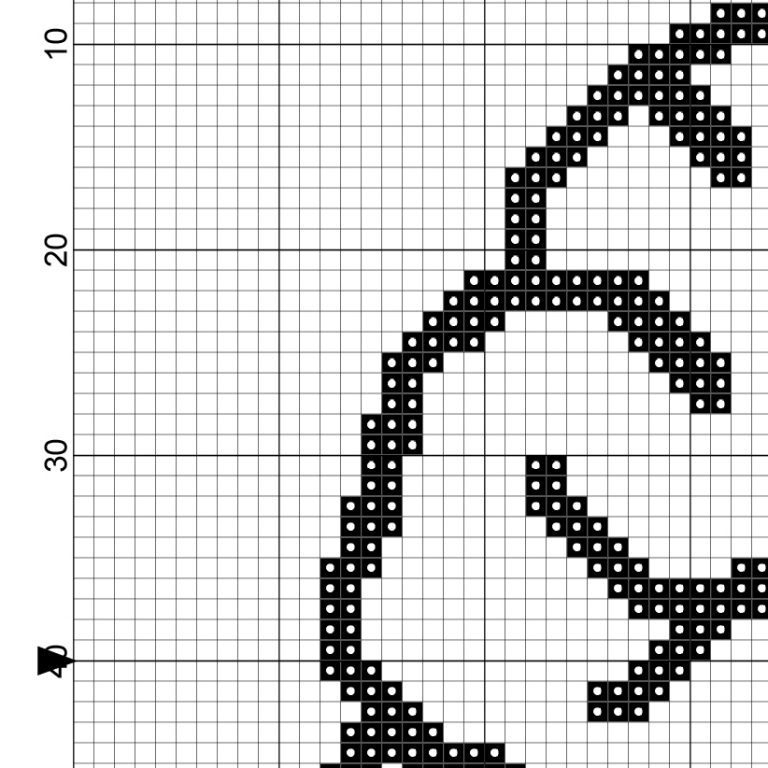 Brain Hemisphere Cross Stitch Pattern Daily Cross Stitch - Brain Cross Stitch Pattern Free
