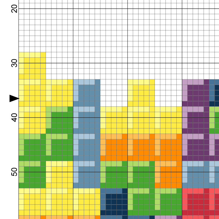 Brick Game Cross Stitch Pattern Daily Cross Stitch - Board Game Cross Stitch Pattern