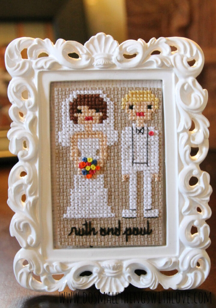 Bride And Groom Cross Stitch 3 Catholic Sprouts - Free Bride And Groom Cross Stitch Pattern