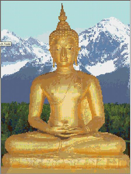 Buddha Cross Stitch Designs - Free Buddha Cross Stitch Pattern