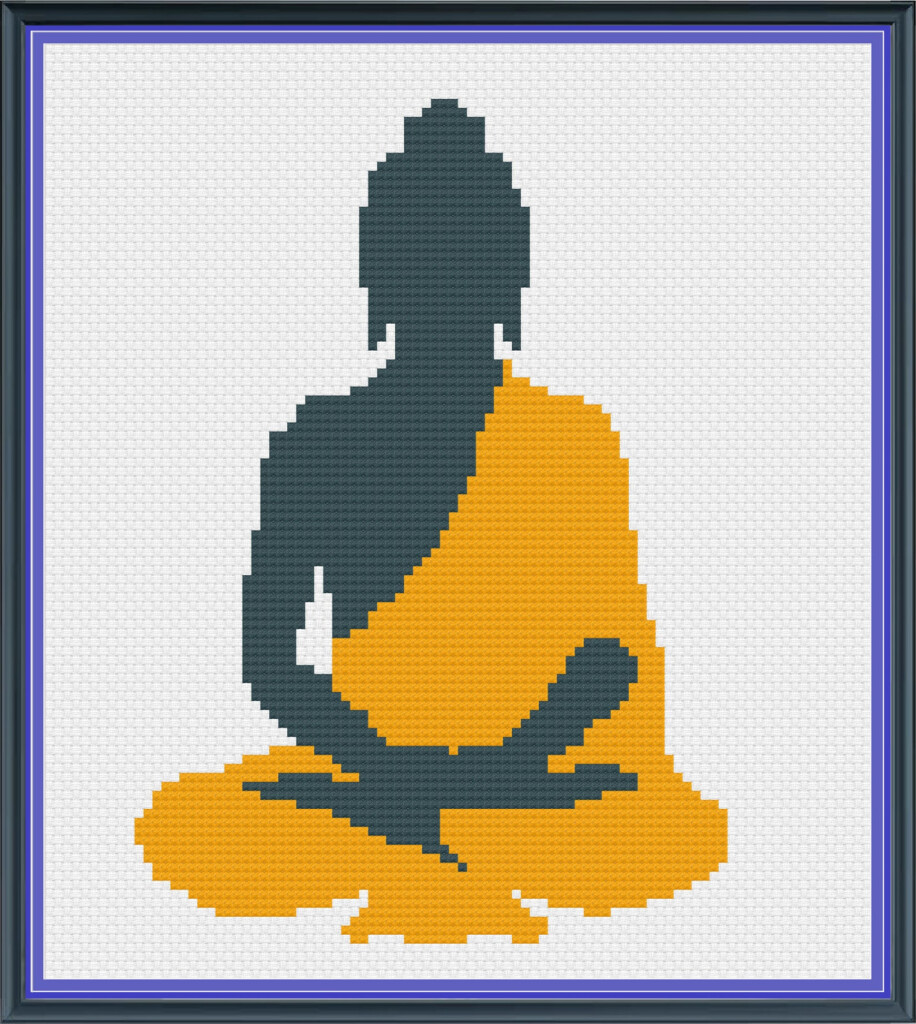 Buddha Cross Stitch Pattern PDF Buddha Cross Stitch Download Now Etsy - Free Buddha Cross Stitch Pattern
