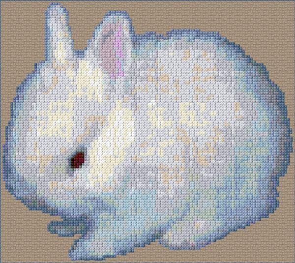 Bunny Cross Stitch Designs - Small Bunny Cross Stitch Pattern