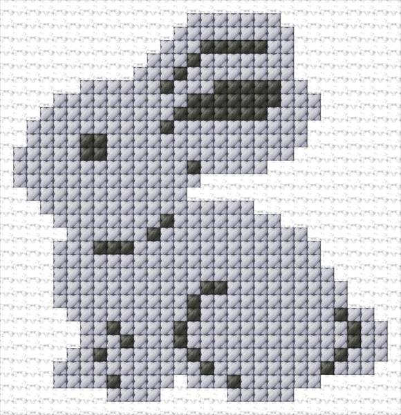 Bunny Cross Stitch Designs - Small Bunny Cross Stitch Pattern