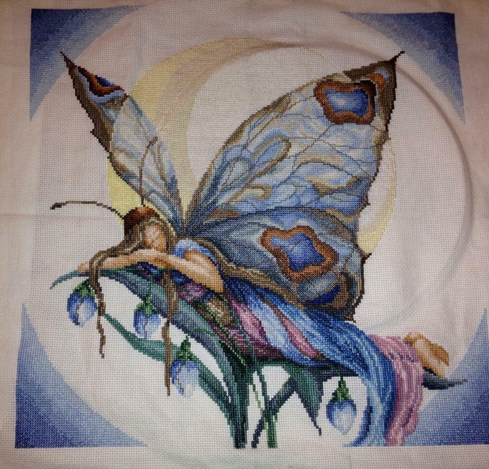 Butterfly Fairies Cross Stitch Cross Stitch Patterns - Firefly Fairies Cross Stitch Pattern