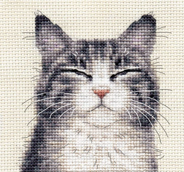 Calico Cat Cross Stitch Patterns Charley Harper C Catbird Seat Basset  - Calico Cat Cross Stitch Patterns