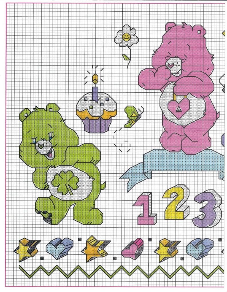 Care Bear Cross Stitch Patterns - Me To You Bear Cross Stitch Patterns