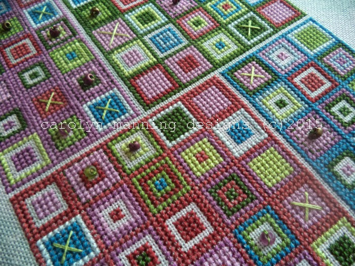Carolyn Manning Designs Squared Cross Stitch Quilt Blocks  - Cross Stitch Quilt Blocks Pattern