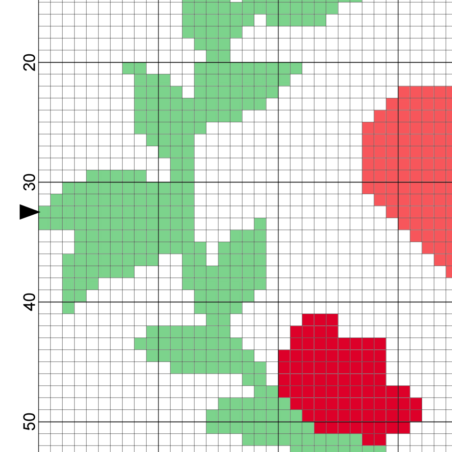 Charts Club Members Only Flower Wreath Cross Stitch Pattern Daily  - Cross Stitch Flower Wreath Pattern