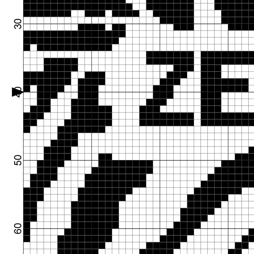 Charts Club Members Only Zebra Pattern Cross Stitch Pattern Daily  - Zebra Cross Stitch Pattern Free