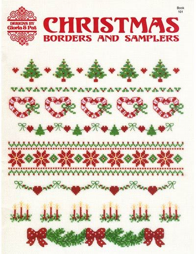 Cherished Teddies Bk 101 Cristmas Borders And Samplers Cross Stitch  - Cross Stitch Christmas Border Patterns