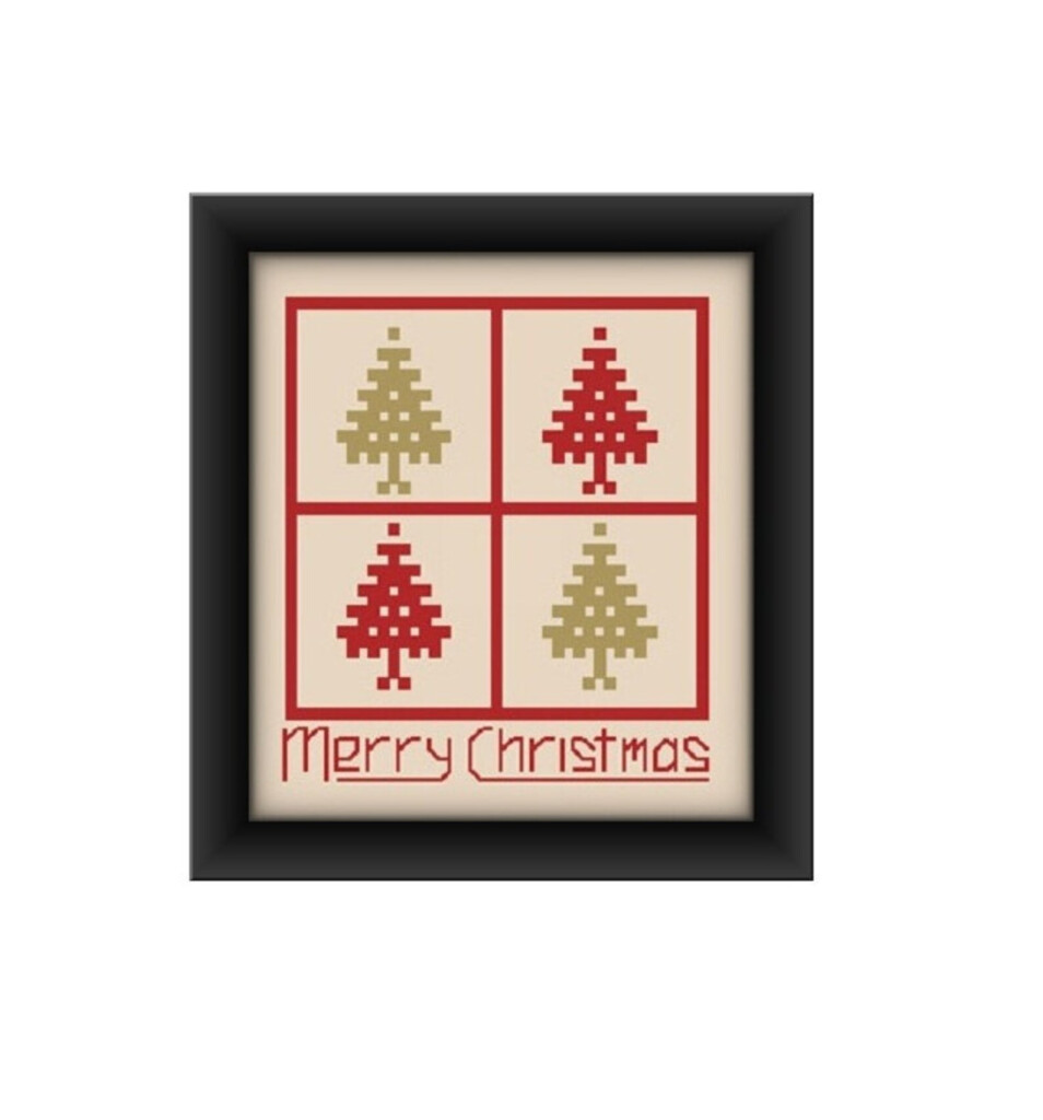 Christmas Cross Stitch Pattern Set Christmas Card Patterns Etsy - Cross Stitch Patterns On Etsy