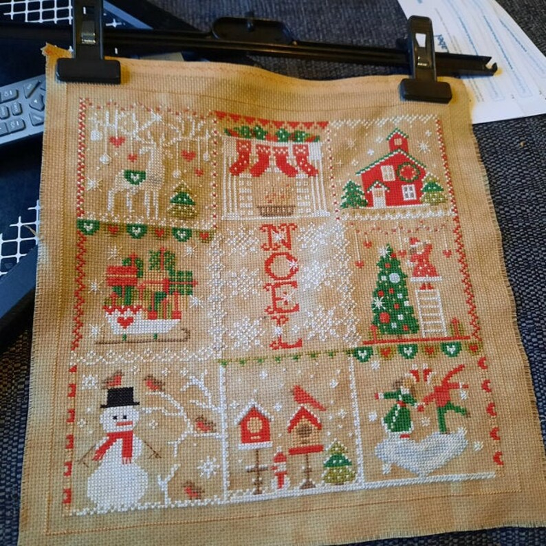 Christmas Cross Stitch Patterns Sampler Cross Stitch Etsy - Cross Stitch Patterns On Etsy