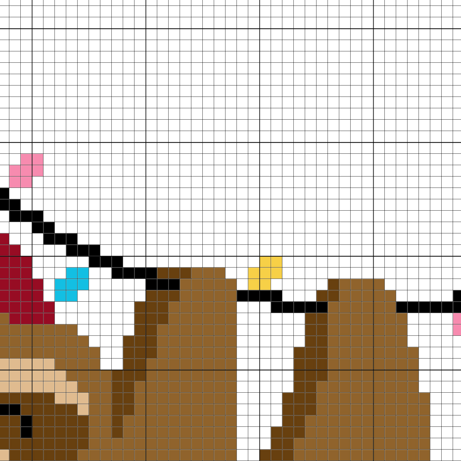 Christmas Lights Sloth Cross Stitch Pattern Daily Cross Stitch - Sloth Cross Stitch Pattern Free
