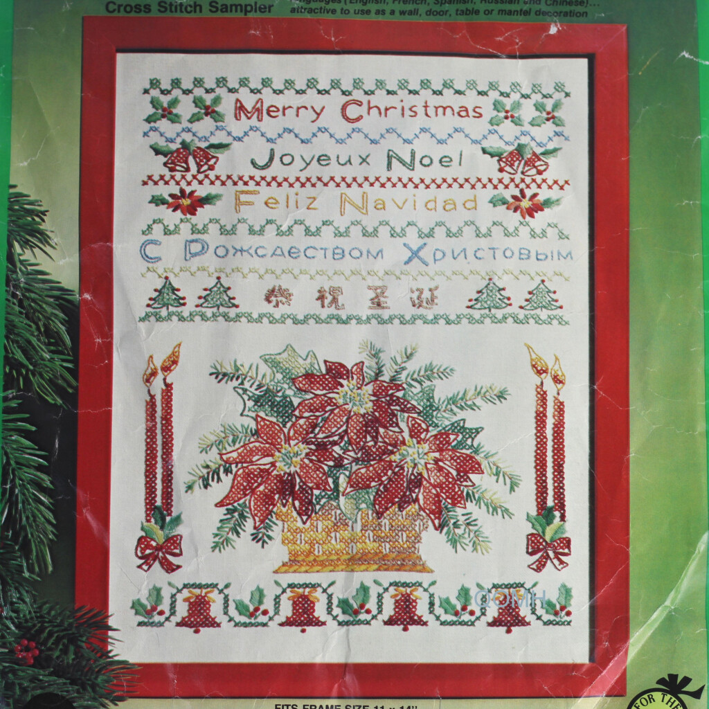 Christmas Stamped Cross Stitch Cross Stitch Patterns - Stamped Cross Stitch Patterns Kits