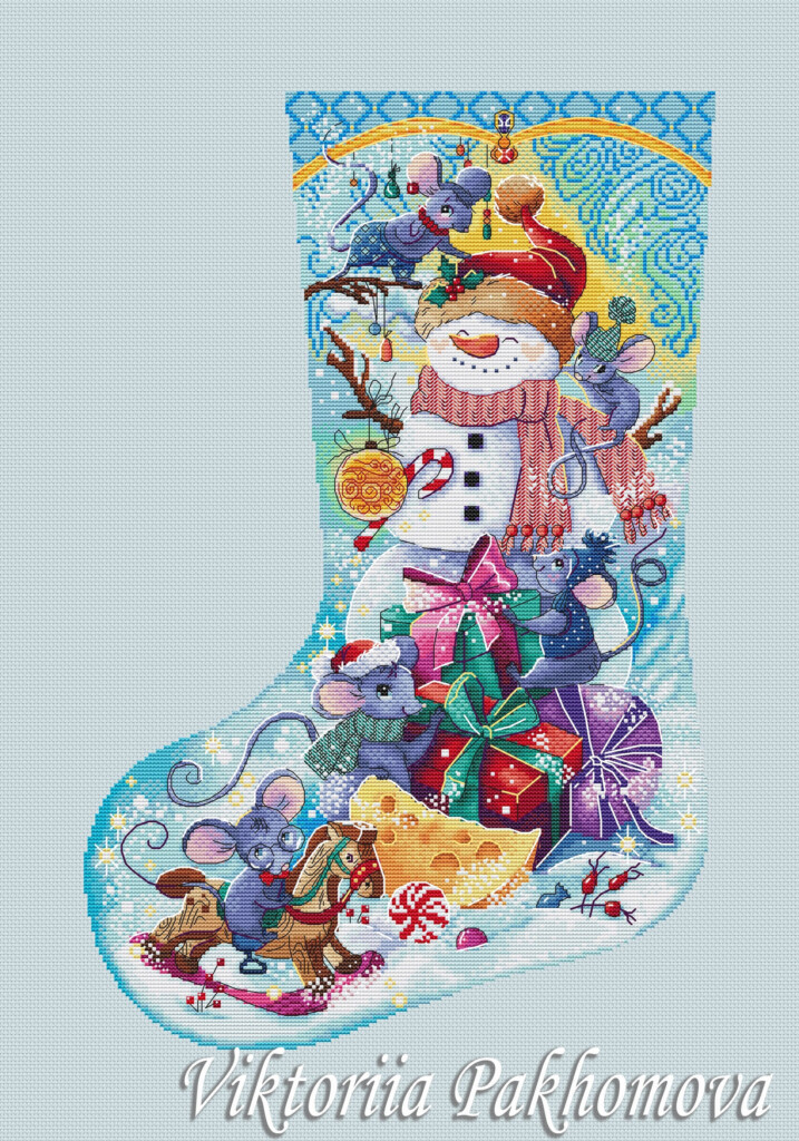Christmas Stocking Cross Stitch Pattern Pdf Christmas Tree Diy Etsy - Cross Stitch Patterns For Christmas Stockings