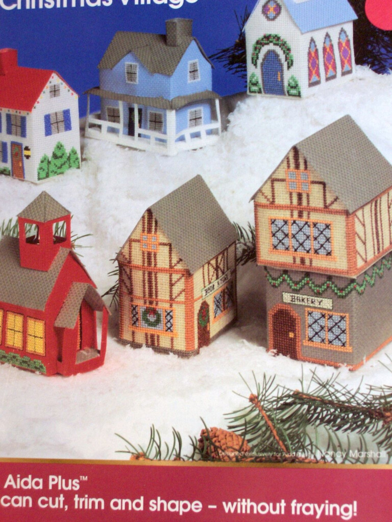 Christmas Village Counted Cross Stitch Pattern By Zweigart Etsy  - Free Zweigart Cross Stitch Patterns