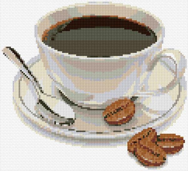 Coffee Cup Cross Stitch Designs - Coffee Cup Cross Stitch Pattern Free