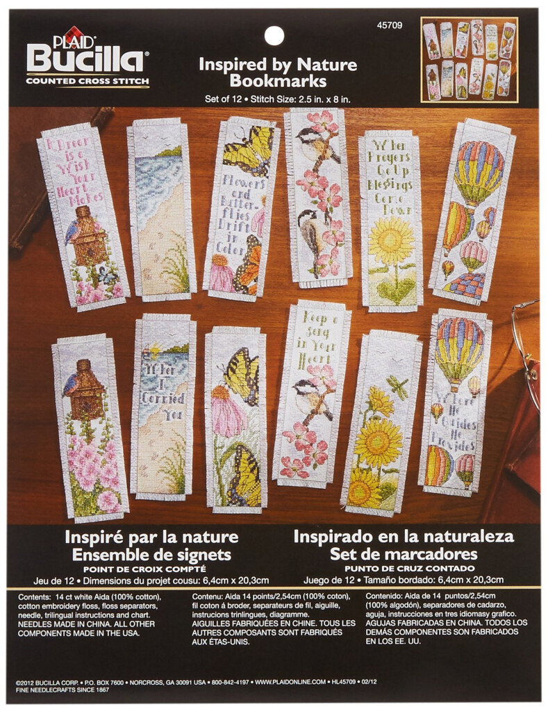 Counted Cross Stitch Bookmark Patterns Free Patterns - Leisure Arts Counted Cross Stitch Patterns