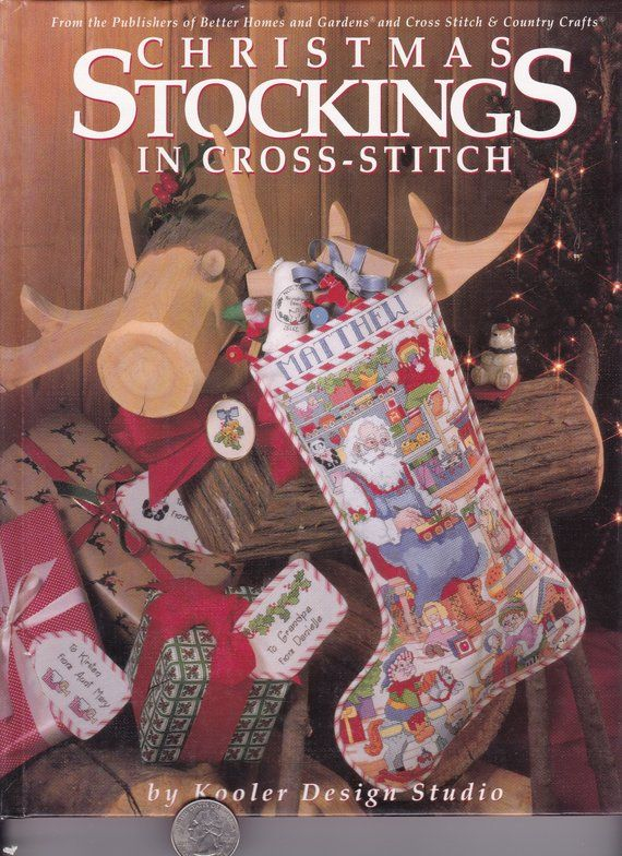 Counted Cross Stitch Christmas Stocking Pattern Books Cross Stitch  - Counted Cross Stitch Christmas Stocking Pattern Books